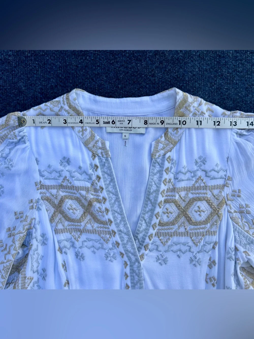 Hale Bob Lole White Embroidered Maxi Dress - Picture 9 of 16